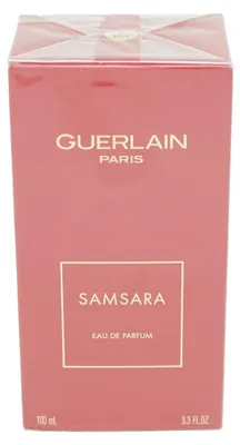 Obrázek produktu pro Guerlain Samsara, Ženy, 100 ml, Nedoplnitelná lahvička, Kosatec, Jasmín, Santalové dřevo, Tonkové boby, Vanilka, Ylang-ylang, Sprej, Alcohol, parfum (fragrance), aqua (water), alpha-isomethyl ionone, limonene, coumarin, linalool,...