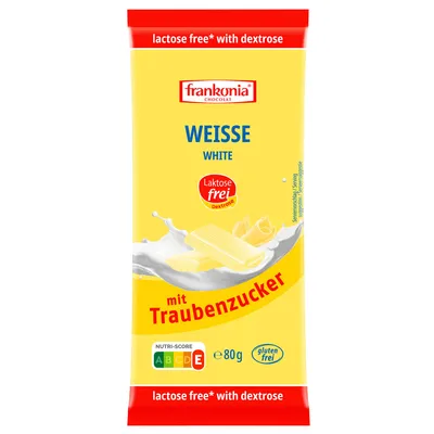 Produktbild von Frankonia Weiße Tafel laktose 80g