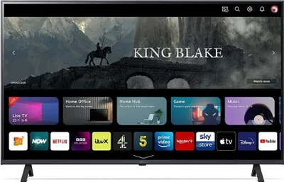 Produktbild von LG UHD 43UR78006LK, 109,2 cm (43"), 3840 x 2160 Pixel, LED, Smart-TV, WLAN, Schwarz