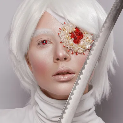 Produktbild von aricona Farbige Sharingan Mangekyou Kontaktlinsen Cosplay Naruto Kakashi Anime