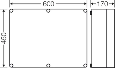 Obrázek produktu pro Hensel Mi 0601, 600 mm, 170 mm, 450 mm