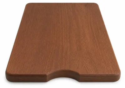 Productafbeelding van JustValue Massief Houten Snijplank - 50 x 30 x 2,5 cm - Rechthoek - Bruin