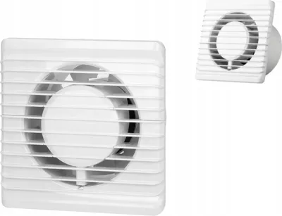 Produktbild von Virone | Badezimmerventilator BF-100/S - 100 mm - Leise - Kompakt - Wandmontage - Hohe Luftqualität