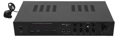 Immagine prodotto di Amplificatore per home cinema Bluetooth - Ricevitore stereo a 5.1 canali - Potenza di 600 W - Radio FM e uscita subwoofer - USB, SD, RCA, AUX - Spina europea - nero
