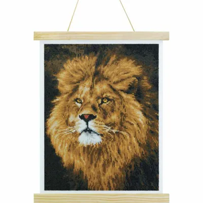 Produktbild von Craft Buddy Ltd. CRYSTAL ART Scroll Löwe