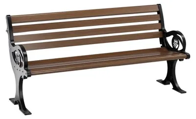Image de Banc d'extérieur CLASSICA 150 cm aluminium thermolaqué noir design jardin