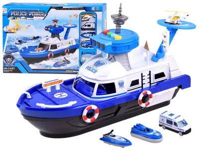 Image de Ensemble de police avec hélicoptère ZA3341