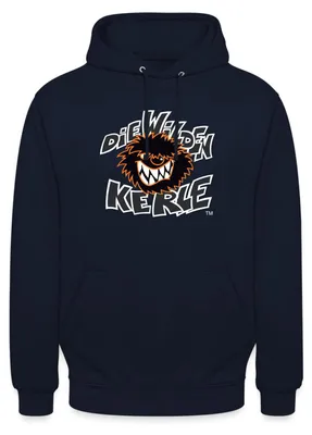 Produktbild von Spreadshirt Die Wilden Kerle Logo Wild Uni Hoodie, XXL, Navy
