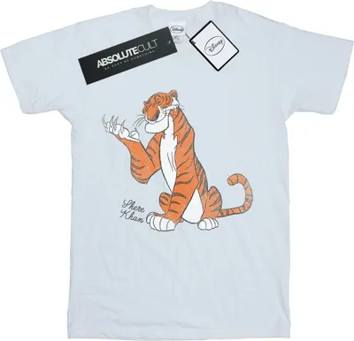Imagen del producto de Camiseta para mujer de Disney, "El libro de la selva", modelo BI28352 (talla S), color blanco