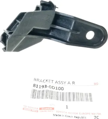 Obrázek produktu pro TOYOTA Yaris držák světlometu pravý přední 81193-0D100 OE