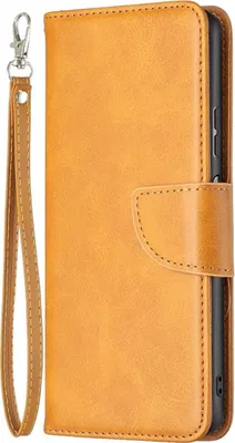 Produktbild von König Design Hülle kompatibel mit ZTE Blade A71 Kunstleder Handyhülle - Handy Case Gelb