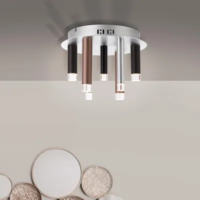 Produktbild von LED Deckenlampe, 3 Stufen Dimmer, 22 cm Höhe, Ø 30 cm, 30 W, 2900 lm
