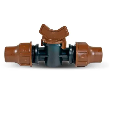 Produktbild von Rain Bird Stopfenventil PE 16 mm lock Braun Typ BF-92 lock