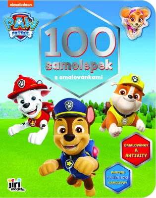 Immagine prodotto di Album di adesivi con 100 adesivi e disegni da colorare Paw Patrol, 21,5 x 28 cm
