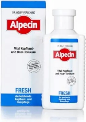 Produktbild von Alpecin Medicinal FRESH, Haarlotion, Männer, 200 ml, Flasche, Aqua, Isopropyl Alcohol, Propylene Glycol, Butylene Glycol, Parfum, Menthol, Salicylic Acid, PEG..., 1 Stück(e)