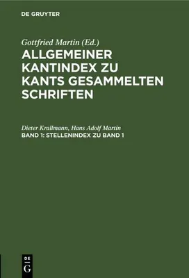 Produktbild von Stellenindex zu Band 1