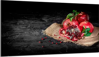 Produktbild von Glasschutzplatte für den Herd 90x52 Granat