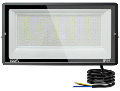 LED-Außenstrahler 600W 60000LM Warmweiß IP66