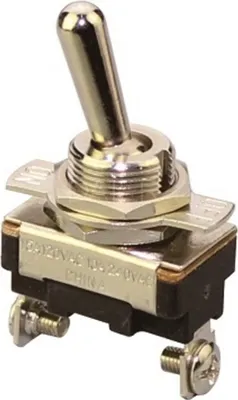 Immagine prodotto di Interruttore a levetta per autoveicoli SPST 2 pin Interruttore on/off CC 12 V 24 V CA 10 A 250 V 15 A 125 V