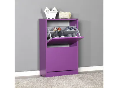 Obrázek produktu pro Skye Decor, Shc-320-Uu-1, skříňka na boty, fialová, 51 x 84 x 26 cm