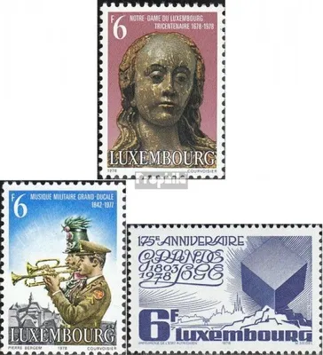 Produktbild von Briefmarken Luxemburg 1978 Mi 969,970,975 (kompl.Ausg.) postfrisch Sondermarken