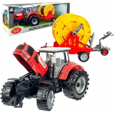 Produktbild von QULKI Traktor mit Bewässerungsanhänger, Spielfahrzeug
