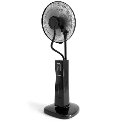 Produktbild von VASNER Standventilator Cooly schwarz mit Ultraschall Wasser-Sprühnebel & Fernbedienung
