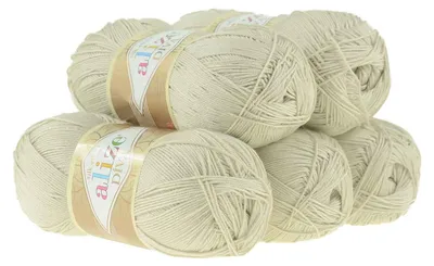 5 x 100g Strickgarn ALIZE DIVA - Häkelgarn Wolle Sommer Stricken Häkeln