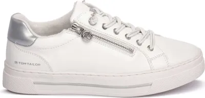 Image de Tom Tailor Chaussures à lacets pour femmes Sportive Lacets Blancs Loisirs, Taille:40 EU