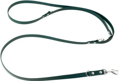 Produktbild von Mystique® Biothane verstellbare Leine 13mm grün 300cm
