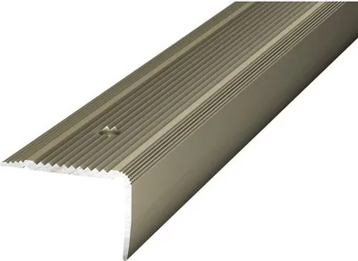 Produktbild von Prinz Treppenkantenprofil Alu Edelstahl matt gelocht 30 x 20 x 2500 mm