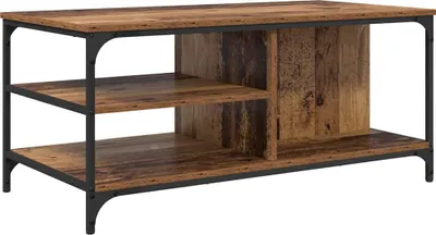 Obrázek produktu pro vidaXL Konferenční stolek z regenerovaného dřeva 100 x 50 x 45 cm materiál na bázi dřeva