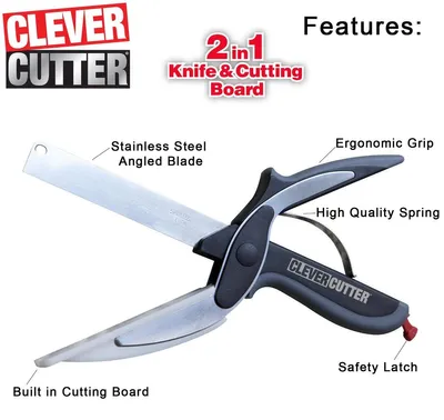Produktbild von Clever Cutter - 2-in-1-Küchenmesser