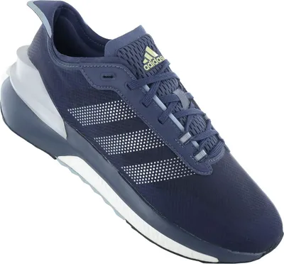 A single Adidas running shoe is shown against a white background.