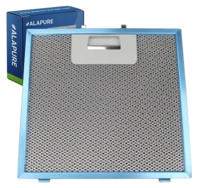 Image de Filtre métallique Alapure, compatible avec Falmec, dimensions 190x204x9,5 mm, référence 101080134