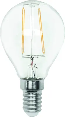 Produktbild von LightMe LED Filament Leuchtmittel Tropfen 2W = 25W E14 klar 250lm warmweiß 2700K 320°