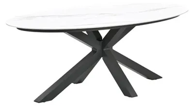 Productafbeelding van Scotland Tuintafel Venice White 230x115 cm Garden Impressions