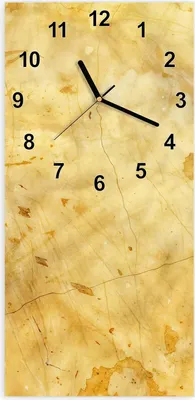 Produktbild von Wanduhr aus Glas mit Motiv Marmorierte Oberfläche- 30 x 60 cm - inkl. Aufhängesystem
