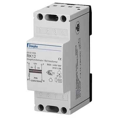 Image de DOEPKE Transformateur de sonnerie RK12 12V 09980033
