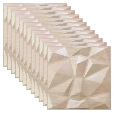 Immagine prodotto di Pannello murale 3D - PVC - Effetto pietra - 12 pezzi