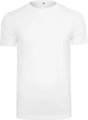 Image de Build Your Brand BY136 | T,Organic T-Shirt Round Neck, Single-Jersey - Couleur : Blanc - Taille : XXL