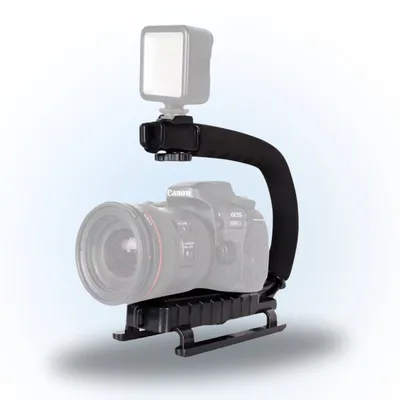 Obrázek produktu pro Stabilizátor Video Rig Camera Handle Handle pro Nikon Canon Sony Panasonic Hot Shoe Mount