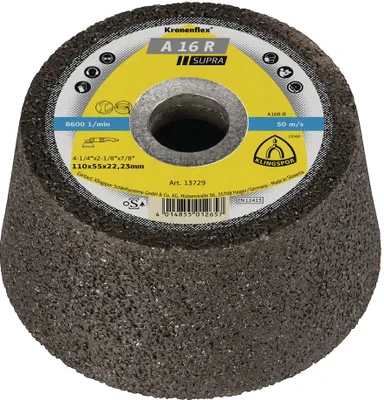 Obrázek produktu pro Brusný kotouč Klingspor C 16 R Supra Ø 110x22,23 mm