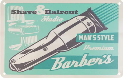 Image de Panneau décoratif BARBER B007