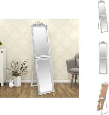 Obrázok produktu pre vidaXL Stojace zrkadlo strieborné 50x200 cm - Zrkadlo