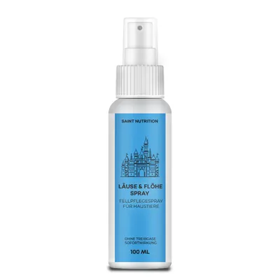Produktbild von Saint Nutrition® Läuse & Flöhe Spray - Läuse & Flöhe – für Hunde und Katzen – Flohmittel – natürliche Formel – ideal für den täglichen Gebrauch