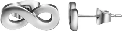 Produktbild von Akzent Edelstahl Ohrstecker "Infinity"