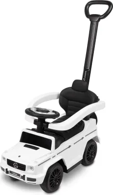 Image de TOYZ, voiture à pédales pour enfants, véhicule Mercedes G350, véhicule à pédales, blanc