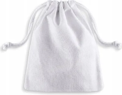 Obrázek produktu pro Bavlněný dárkový sáček 15×20 cm – 145 g sáček se šňůrkou na dárky
