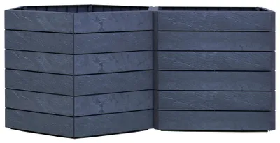 Immagine prodotto di Garantia Ergo Vario 3 Hochbeet Beet rechteckig + sechseckig, Farbe stone